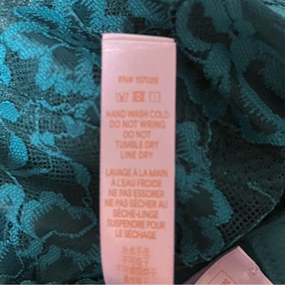 Savage x Fenty Bra Floral Lace Unlined Womens Plus Size 38DD Hunter Green Sexy - Picture 6 of 10